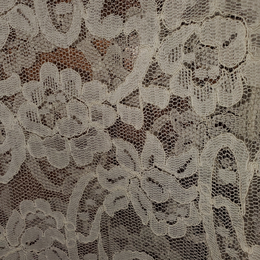 Vintage 50's Eve Stillman For Lord And Taylor Ivory Lace Dressing Gown Size M - Picture 6 of 7